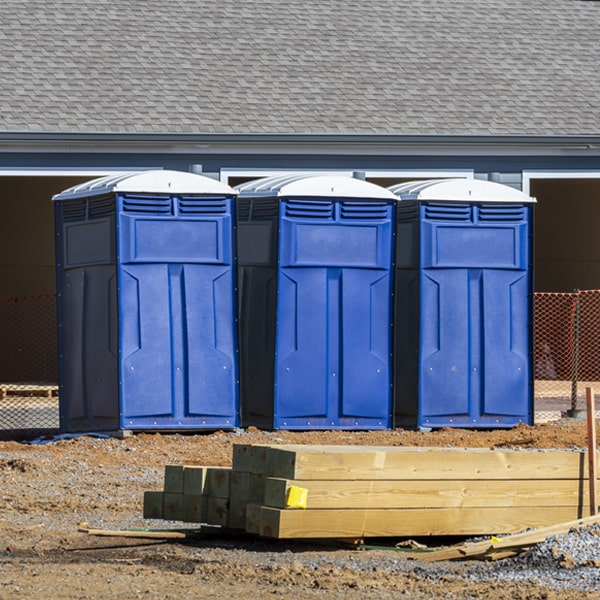 what is the maximum capacity for a single porta potty in North Truro